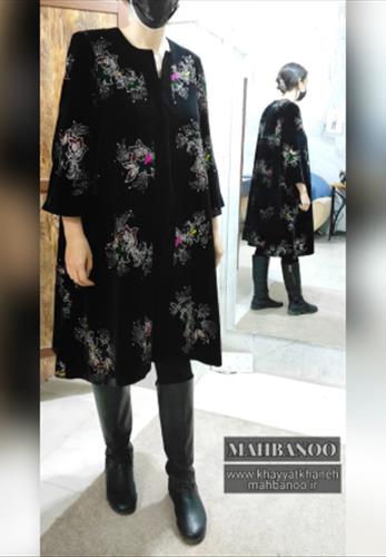 مانتو مخمل مجلسی