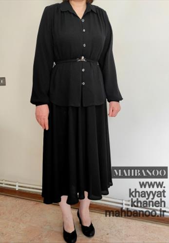 بلوز دامن حریر مجلسی