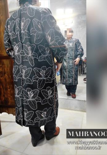 مانتو ژاکارد مجلسی