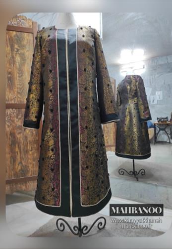 مانتو ژاکارد مجلسی