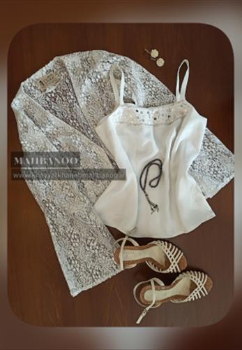 کت تور و تاپ مجلسی با تزیین دست دوز